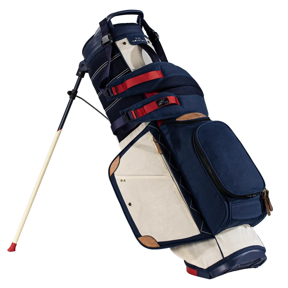 Sun Mountain 2026 Hometown Waxed Canvas Stand Golf Bag - Red